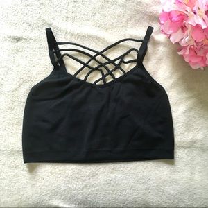 Strappy Front Stretchy Bralette